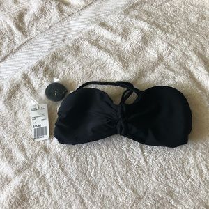 NWT Forever 21 Black Bikini Top Sz Small